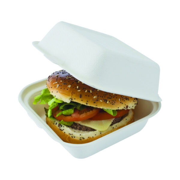 Boîte burger bagasse